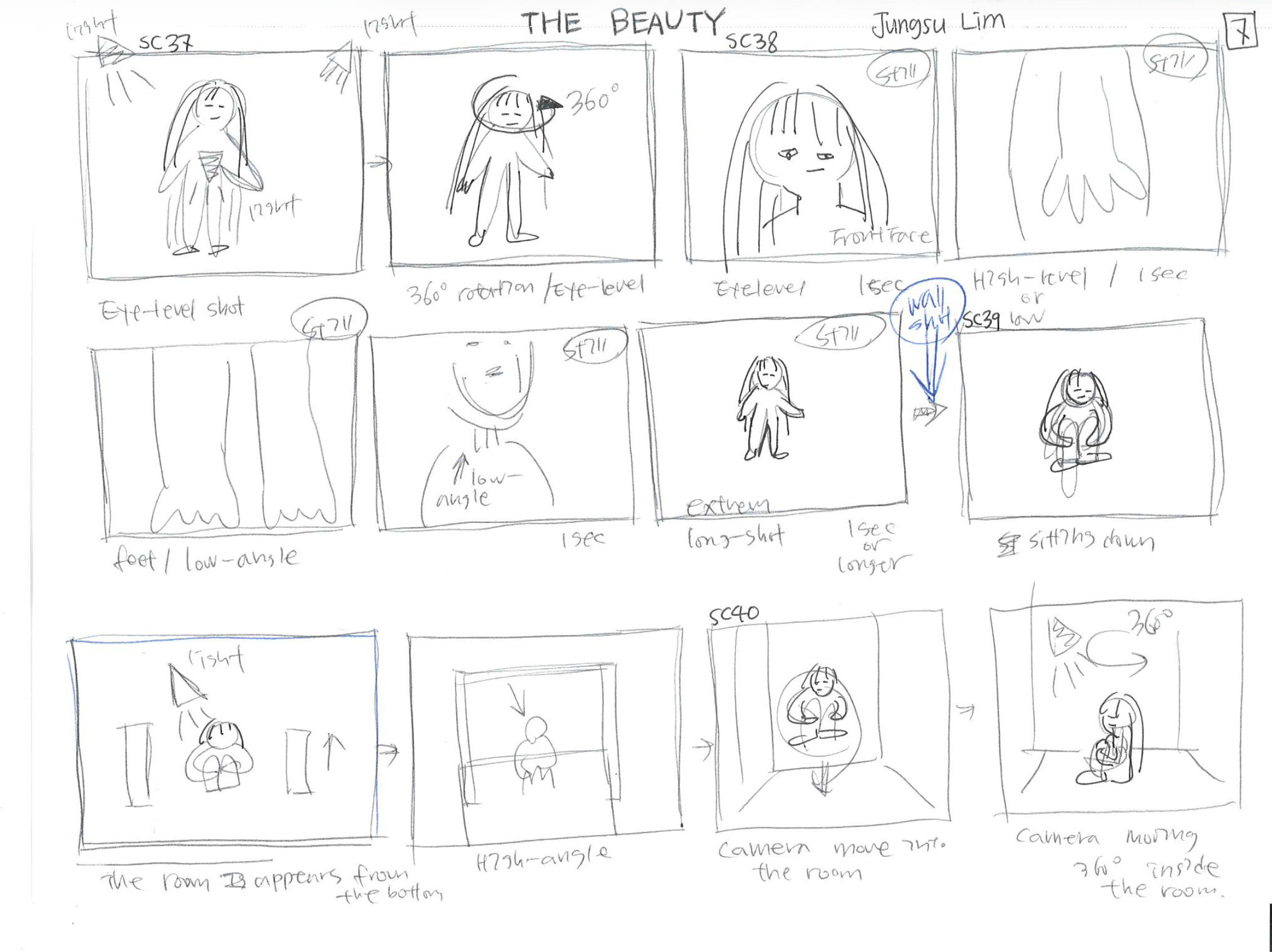 The Beauty storyboard page 6